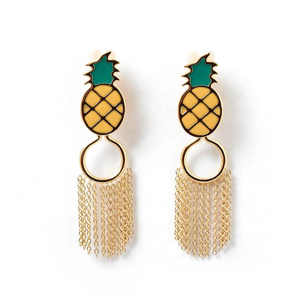 Pineapple Nipple Clamp Earrings